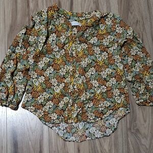 Zara Multicolor Floral Top
